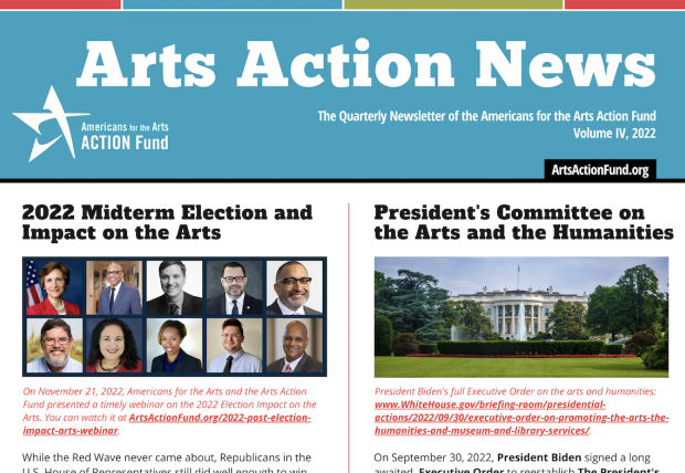 Arts Action Newsletter Volume IV, 2022